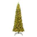 12 FT Tall Prelit Hinged Artificial Christmas Tree with 2536 PVC Branch Tips by DirectDeals