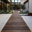 12 FT Wooden Garden Pathway 22 Inches Wide Outdoor Roll out Straight Walkway by DirectDeals