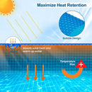 12 Foot Round Solar Pool Cover 12 Mil Blue by LJGDeals