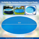 12 Foot Round Solar Pool Cover 12 Mil Blue by DirectDeals