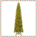 12 Feet Tall Pre-Lit Artificial Christmas Tree Outdoor Indoor Slim Pencil Tree with Lights by LJGDeals