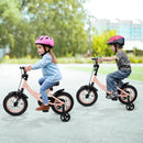 Kids Bike 12-18 Inch with Training Wheels - Pink