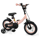 Kids Bike 12-18 Inch with Training Wheels - Pink
