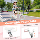 Kids Bike 12-18 Inch with Training Wheels - Pink Stars & Moon by LJGDeals