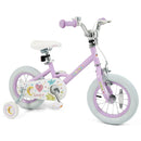 Kids Bike 12-18 Inch with Training Wheels - Purple by LJGDeals