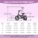 Kids Bike 12-18 Inch with Training Wheels - Purple
