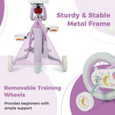 Kids Bike 12-18 Inch with Training Wheels - Purple