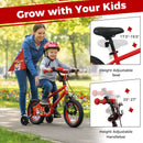 Kids Bike 12-18 Inch with Training Wheels & Christmas Music by DirectDeals