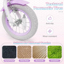 Kids Bike 12-20 Inch with Training Wheels & Basket Purple by DirectDeals