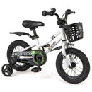 12 Inch Kids Bike Children Bicycle with Training Wheels for 3-4 Years Old by LJGDeals