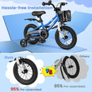 12 Inch Kids Bike Children Bicycle with Training Wheels for 3-4 Years Old by LJGDeals