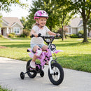 12 Inch Kids Bike with Training Wheels Ages 3-4 by DirectDeals