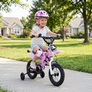 12 Inch Kids Bike with Training Wheels Ages 3-4 by LJGDeals