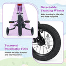 12 Inch Kids Bike with Training Wheels Ages 3-4 by DirectDeals