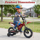 12 Inch Kids Bike with Training Wheels Ages 3-4 by LJGDeals