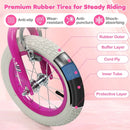 Kids Bike 12-18 Inch with Training Wheels - Pink by LJGDeals