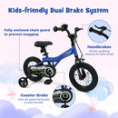 Kids Bike 14-Inch with Removable Training Wheels Navy