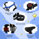 Kids Bike 14-Inch with Removable Training Wheels Navy