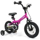 Kids Bike 14-Inch with Removable Training Wheels Pink
