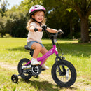 Kids Bike 14-Inch with Removable Training Wheels Pink