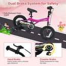 Kids Bike 14-Inch with Removable Training Wheels Pink by LJGDeals
