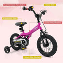 Kids Bike 14-Inch with Removable Training Wheels Pink by LJGDeals