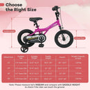 Kids Bike 14-Inch with Removable Training Wheels Pink by LJGDeals