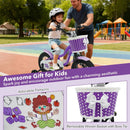 Kids Bike with Training Wheels 12-18 Inch - Purple by LJGDeals
