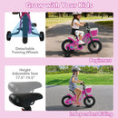 Kids Bike with Training Wheels 12-18 Inch - Magic Rose