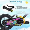 18-Inch Kids Bike with Training Wheels for Ages 4-8