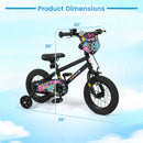 18-Inch Kids Bike with Training Wheels for Ages 4-8