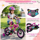 Kids Bike with Training Wheels 12-18 Inch Pink by LJGDeals
