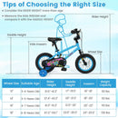 Kids Bike 16 Inch with Training Wheels Ages 4-7