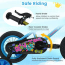 Kids Bike 16 Inch with Training Wheels Ages 4-7
