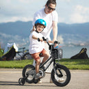 Kids Bike 12 Inch with Training Wheels and Basket by DirectDeals