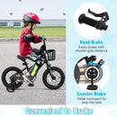 Kids Bike 12 Inch with Training Wheels and Basket by LJGDeals