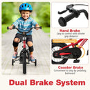 14 Inch Kids Bike Adjustable Bicycle with Reflectors and Bell for 3-5 Years Old by LJGDeals