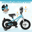 14-Inch Kids Bike for 3-5 Years Old Children Bicycle with Training Wheels by LJGDeals