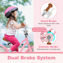 14 Inch Kids Bike with Training Wheels and Basket for Boys Girls 3-5 Years Old-14 inches