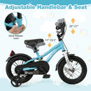 12-Inch Kids Bike for 3-4 Years Old Children Bicycle with Training Wheels