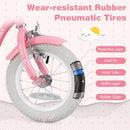 14 Inch Kids Bike with Training Wheels and Basket for Boys Girls 3-5 Years Old-14 inches by LJGDeals