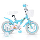 Girls Bike 12-18 Inch with Training Wheels and Basket by LJGDeals