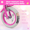 Girls Bike 12-18 Inch with Training Wheels and Front Bag