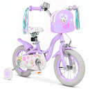12-Inch Girls Bike with Training Wheels for Ages 3-4 by LJGDeals
