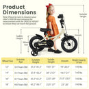 14 Inches Kids Bike Sport Bicycle with Removable Training Wheels by LJGDeals