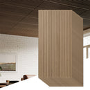 12-Pack PVC Slat Wall Panels for Interior Wall Decoration for Living Room and TV Background by DirectDeals