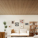 12-Pack PVC Slat Wall Panels for Interior Wall Decoration for Living Room and TV Background by LJGDeals