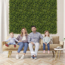 12 Pieces 20 Inch x 20 Inch Artificial Hedge Eucalyptus Panels by LJGDeals