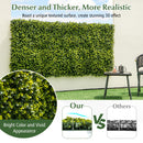 12 Pieces 20 Inch x 20 Inch Artificial Hedge Eucalyptus Panels