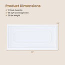 24 Pieces Ceiling Tiles Decorative PVC Ceiling Covering Panels by LJGDeals